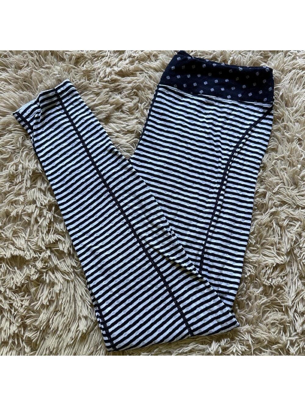 Jockey Women's Striped Leggings Size L